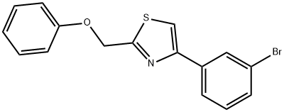 4-(3-BROMO-PHENYL)-2-PHENOXYMETHYL-THIAZOLE Structure