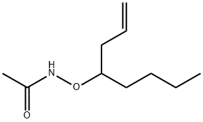 Acetamide,  N-[[1-(2-propenyl)pentyl]oxy]-  (9CI) Structure