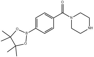 PIPERAZIN-1-YL-[4-(4,4,5,5-TETRAMETHYL-[1,3,2]DIOXABOROLAN-2-YL)-PHENYL]-METHANONE