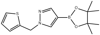 4-(4,4,5,5-TETRAMETHYL-[1,3,2]DIOXABOROLAN-2-YL)-1-THIOPHEN-2-YLMETHYL-1H-PYRAZOLE Structure