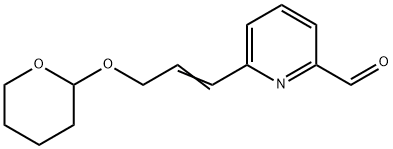 6-[3-(TETRAHYDRO-PYRAN-2-YLOXY)-PROPENYL]-PYRIDINE-2-CARBALDEHYDE Struktur