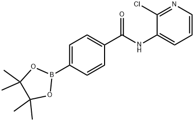 N-(2-CHLOROPYRIDIN-3-YL)-4-(4,4,5,5-TETRAMETHYL-1,3,2-DIO, 864759-40-0, 结构式