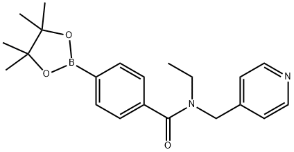 N-ETHYL-N-(PYRIDIN-4-YLMETHYL)-4-(4,4,5,5-TETRAMETHYL-1,3 结构式