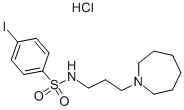 N-(3-AZEPAN-1-YL-PROPYL)-4-IODO-BENZENESULFONAMIDE HYDROCHLORIDE Structure