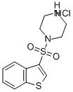 4-(BENZO[B]THIOPHENE-3-SULFONYL)-PIPERAZINE HYDROCHLORIDE Structure