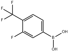 3-FLUORO-4-TRIFLUOROMETHYL-PHENYLBORONIC ACID price.