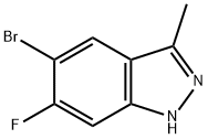 5-溴-6-氟-3-甲基吲唑,864773-66-0,结构式