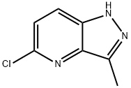 5-クロロ-3-メチル-1H-ピラゾロ[4,3-B]ピリジン 化学構造式