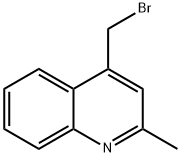 Quinoline, 4-(bromomethyl)-2-methyl-,864779-06-6,结构式