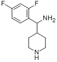 ALPHA-(2,4-DIFLUOROPHENYL)-4-PIPERIDINEMETHANAMINE Structure