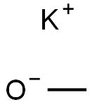 Potassium methoxide Structure
