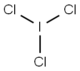よう素(III)トリクロリド 化学構造式