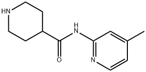 PIPERIDINE-4-CARBOXYLIC ACID (4-METHYL-PYRIDIN-2-YL)-AMIDE Struktur