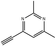 Pyrimidine, 4-ethynyl-2,6-dimethyl- (9CI),86521-00-8,结构式