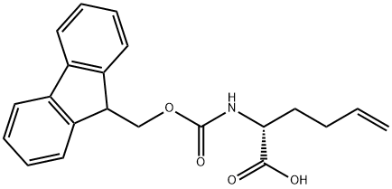 (R)-N-Fmoc-2-(3'-butenyl)glycine Structure