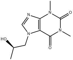 (R)-Proxyphylline Struktur