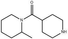 2-methyl-1-(piperidin-4-ylcarbonyl)piperidine Structure
