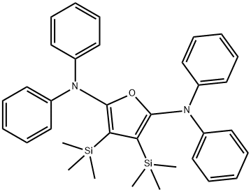 2,5-Furandiamine,  N,N,N,N-tetraphenyl-3,4-bis(trimethylsilyl)-  (9CI)|