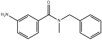 3-AMINO-N-BENZYL-N-METHYLBENZAMIDE Structure