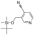 4-Pyridinecarbonitrile,  3-[[[(1,1-dimethylethyl)dimethylsilyl]oxy]methyl]- Structure