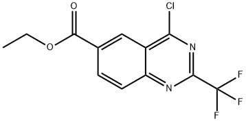 4-CHLORO-2-TRIFLUOROMETHYL-QUINAZOLINE-6-CARBOXYLIC ACID ETHYL ESTER|