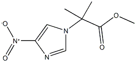 1H-Imidazole-1-acetic acid, α,α-dimethyl-4-nitro-, methyl ester Structure