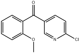 2-Chloro-5-(2-methoxybenzoyl)pyridine Struktur