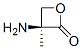 2-Oxetanone,3-amino-3-methyl-,(3S)-(9CI) Structure