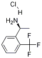(S)-1-[2-(三氟甲基)苯基]乙胺盐酸盐 结构式