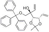 (R)-2-((4S,5S)-2,2-diMethyl-5-vinyl-1,3-dioxolan-4-yl)-1-(trityloxy)but-3-en-2-ol Structure