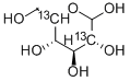 D-[2,5-13C2]GLUCOSE 化学構造式