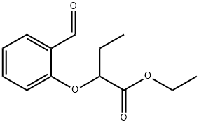 2-(2-甲酰基苯氧基)丁酸乙酯,86602-60-0,结构式