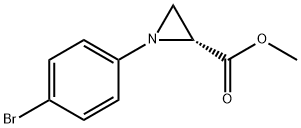 (R)-METHYL 1-(4-BROMOPHENYL)AZIRIDINE-2-CARBOXYLATE,866030-59-3,结构式