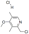 2-氯甲基-3,5-二甲基-4-甲氧基吡啶盐酸盐,86604-75-3,结构式