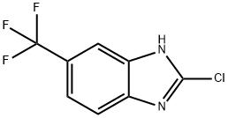 2-Chloro-6-(trifluoromethyl)-1H-benzimidazole Struktur