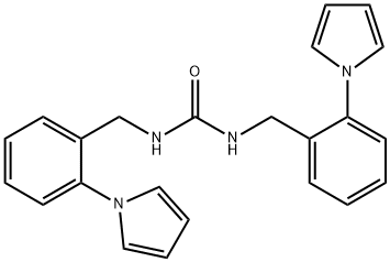 N,N'-bis[2-(1H-pyrrol-1-yl)benzyl]urea,866042-37-7,结构式