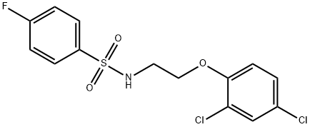 866043-34-7 N-[2-(2,4-dichlorophenoxy)ethyl]-4-fluorobenzenesulfonamide