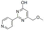 6-(METHOXYMETHYL)-2-(4-PYRIDYL)PYRIMIDIN-4-OL Struktur