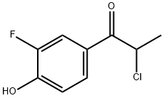 1-Propanone, 2-chloro-1-(3-fluoro-4-hydroxyphenyl)- (9CI)|