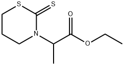ethyl 2-(2-thioxo-1,3-thiazinan-3-yl)propanoate 化学構造式