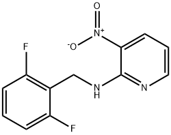 N-(2,6-difluorobenzyl)-3-nitro-2-pyridinamine Structure