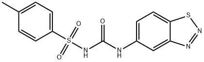 5-[({[(4-methylphenyl)sulfonyl]amino}carbonyl)amino]-1,2,3-benzothiadiazole,866156-68-5,结构式