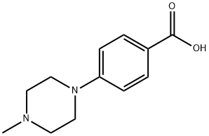 4-(4-メチルピペラジニル)安息香酸 化学構造式