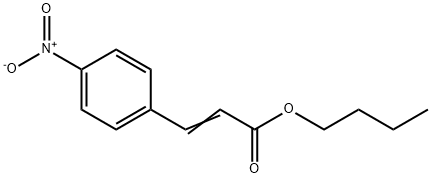 (E)-3-(4-NITRO-PHENYL)-ACRYLIC ACIDBUTYL ESTER Structure