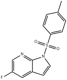 1H-Pyrrolo[2,3-b]pyridine, 5-fluoro-1-[(4-methylphenyl)sulfonyl]- Structure