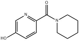 1-[(5-HYDROXY-2-PYRIDINYL)CARBONYL]-PIPERIDINE Structure