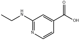 2-(乙氨基)异烟酸 结构式