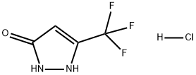5-(三氟甲基)-1H-吡唑-3-醇盐酸盐,866496-24-4,结构式