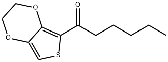 1-Hexanone,  1-(2,3-dihydrothieno[3,4-b]-1,4-dioxin-5-yl)-,866547-85-5,结构式