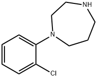 1-[2-(3-氯苯基)]-1,4-二氮杂环庚烷, 866555-51-3, 结构式